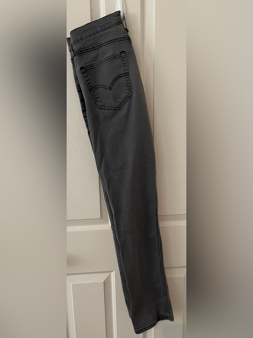 Levi's Charcoal Gray Straight Jeans